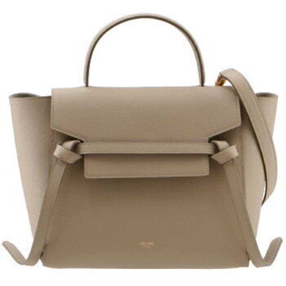Celine BELT BAG Tote Shoulder Beige